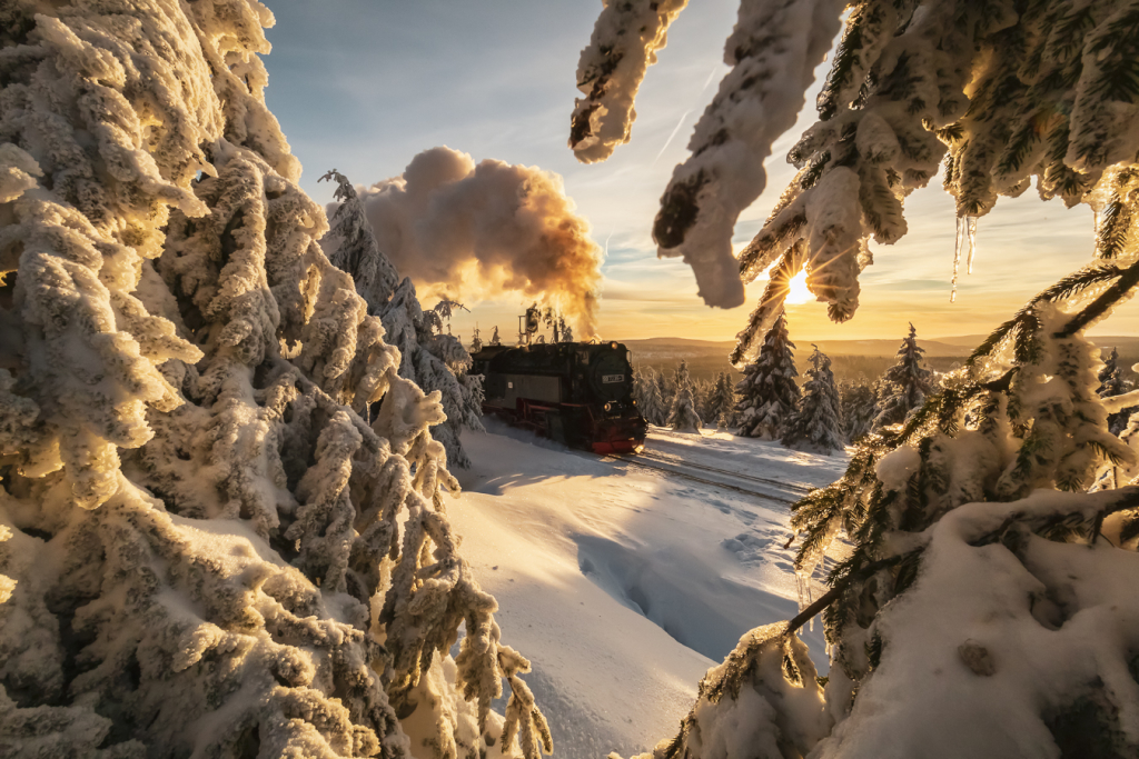 Brockenbahn im Winter